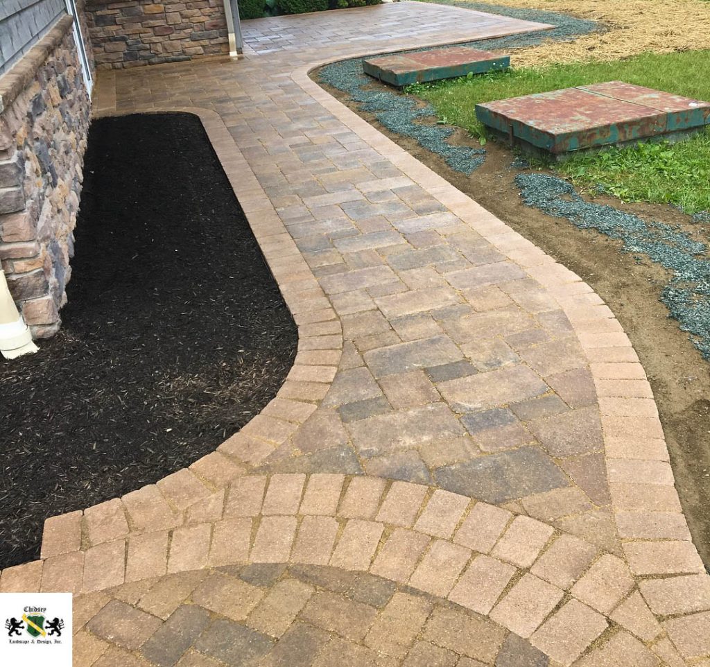 paver walkway installation
