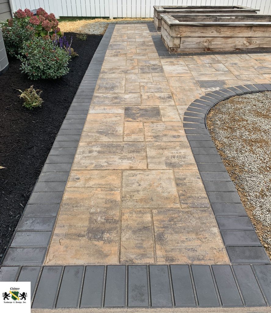 paver walkway installation